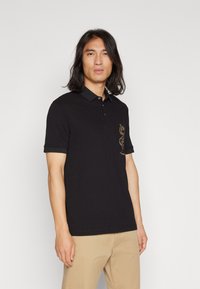 Armani Exchange - Bluză polo - black Imagine miniatură 1