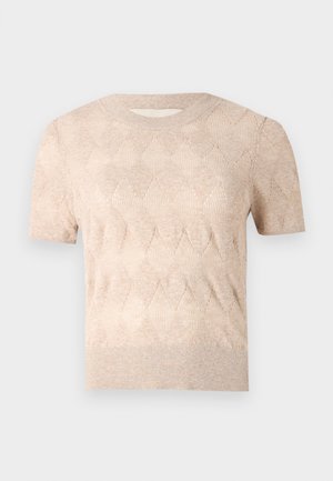 AERON, SONIA SHORT SLEEVED - Lihtne T-särk - hay