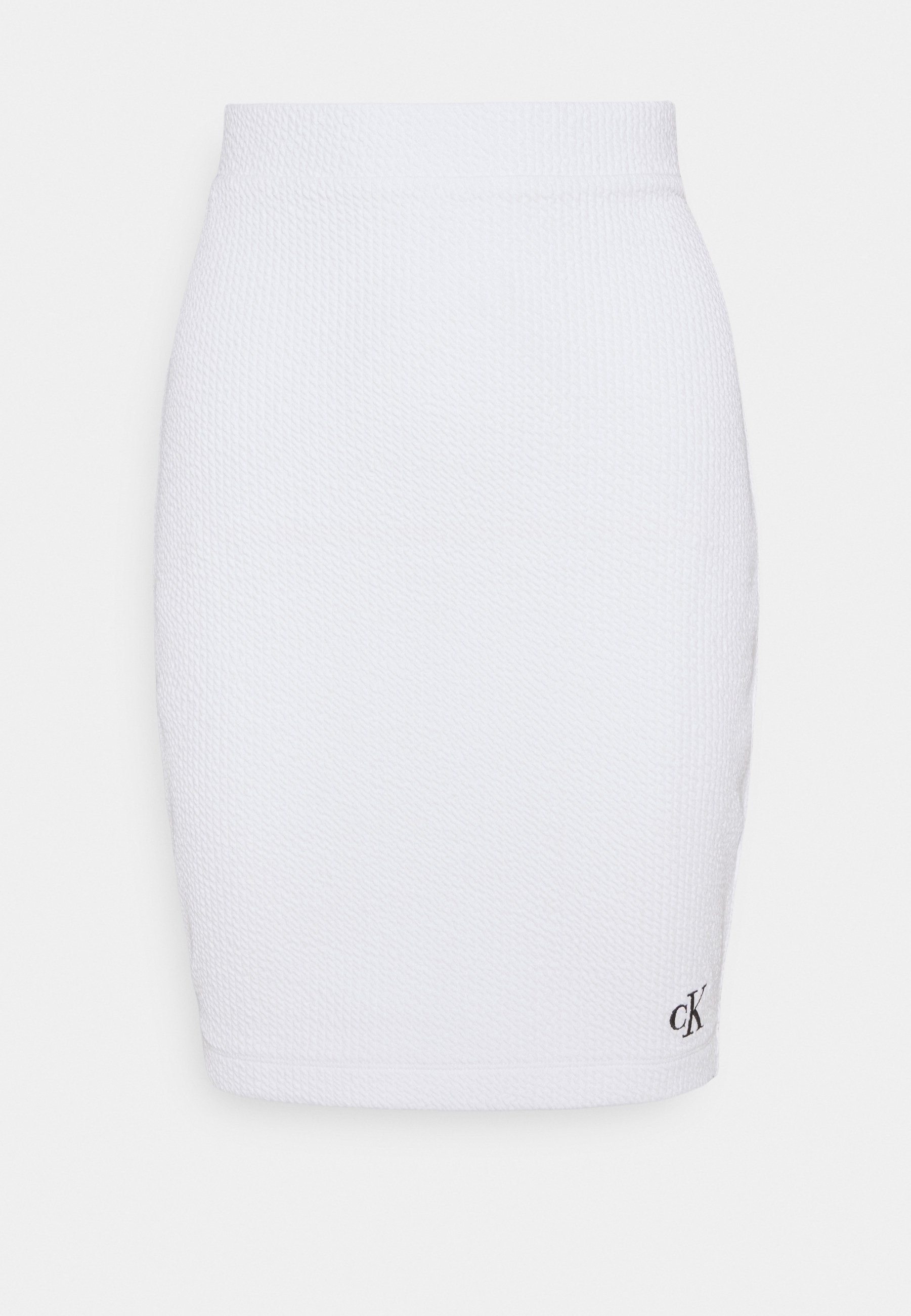 Calvin Klein Jeans Gonna a tubino white/bianco (Second hand