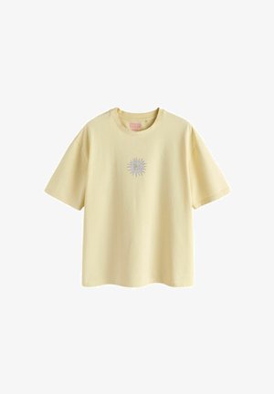 Next, REGULAR FIT - EDIT GRAPHIC T-SHIRT . - Printtipaita - yellow