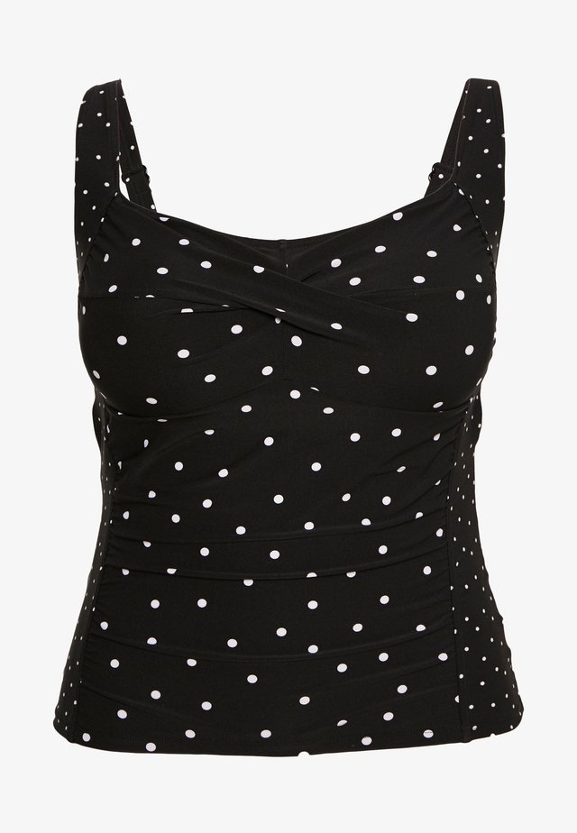 SPOT TANKINI - Bikiniyläosa - black