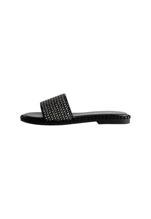 New Look RAFFIA STRAP - Sandali - black pattern