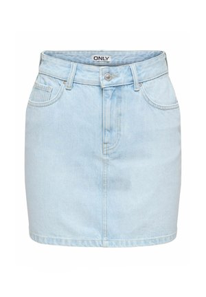 ONLY, JEANSROCK ONLSTELLA JEANSROCK - Mini suknja - light blue bleached denim