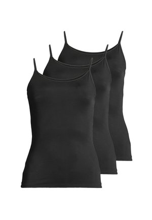 3ER PACK  - Unterhemd/-shirt - schwarz