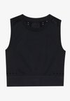 SEAMLESS VEST TOP - Top - black