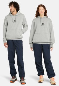 Timberland SMALL LOGO - Hoodie - medium grey heather