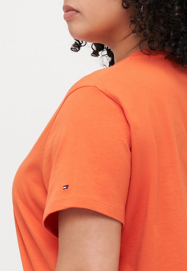 SCRIPT - Print T-shirt - brilliant orange4