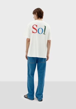 SOL - T-shirt con stampa - white