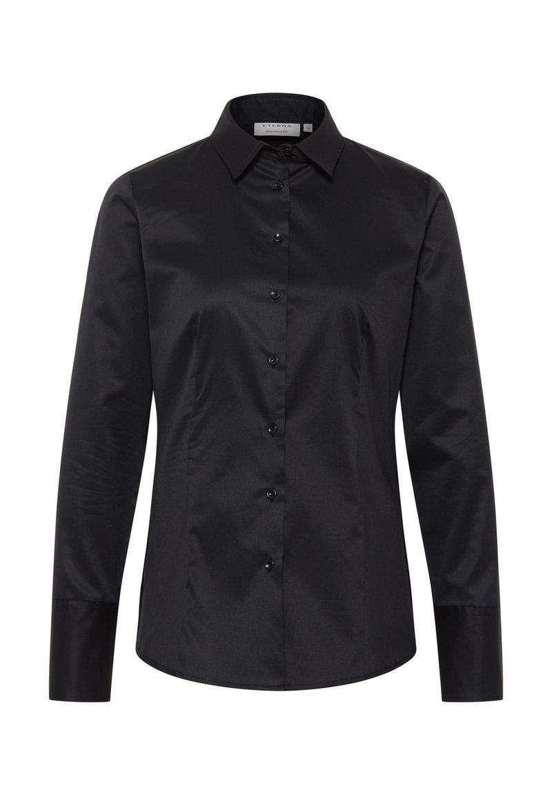 Eterna Overhemdblouse zwart Eterna Overhemdblouse zwart