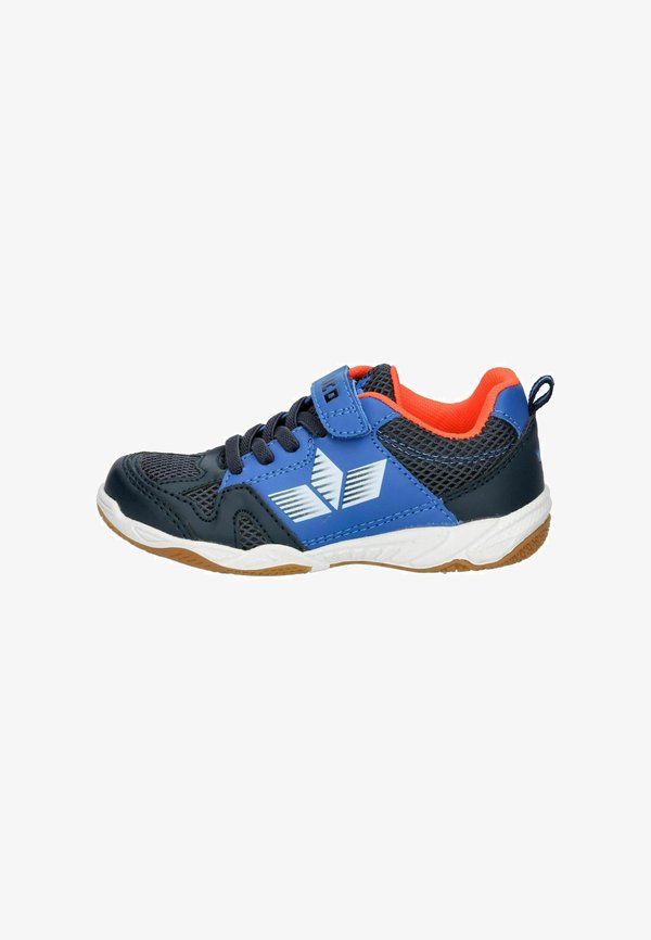 Walkingschuh – marine blau orange