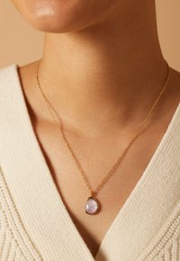 Lucardi VINTAGE - Ketting - purple and gold coloured