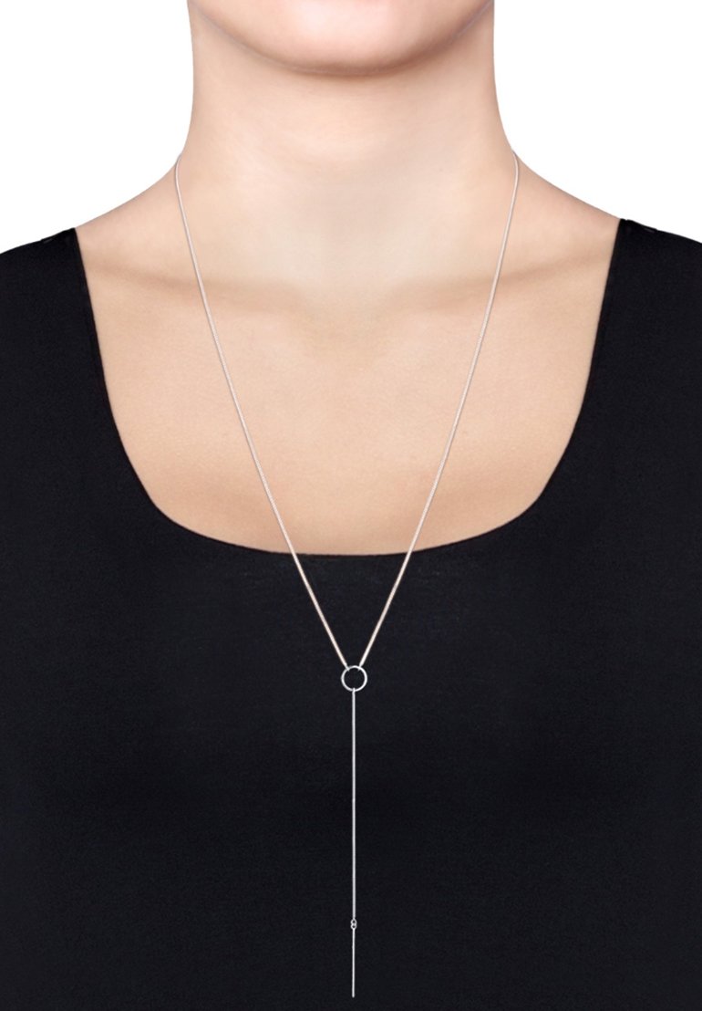 Elli Halskette Damen V-Shape Anhänger Geo Minimal in 925