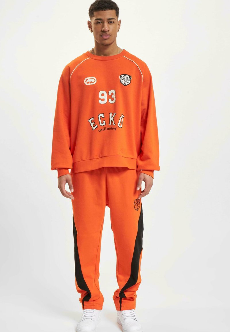 ecko OVERLOAD Sudadera red/anaranjado jaspeado