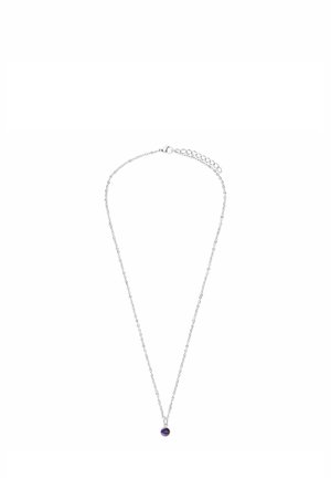 Ketting - silver-coloured/light purple-june