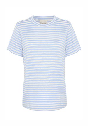 My Essential Wardrobe LISA STRIPED - T-Shirt print - cashmere blue striped