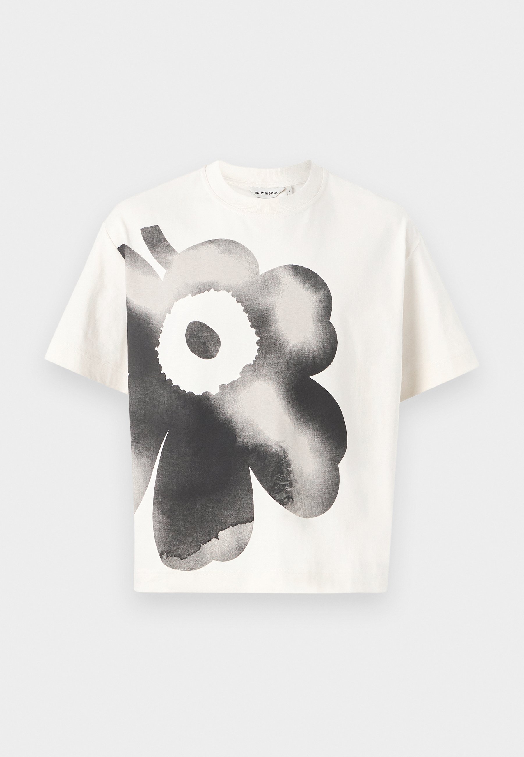 Marimekko VEISTO UNIKKO UNISEX - Print T-shirt - off white/black