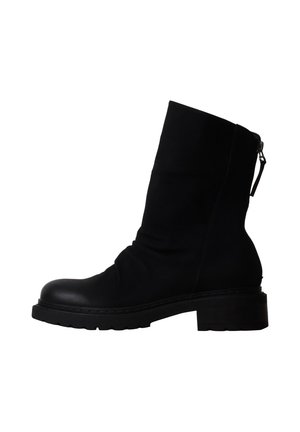 Givana BOTTINE À ZIP GIVANA - Bottines à plateau - noir