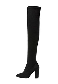 Stradivarius Botas mosqueteras - black