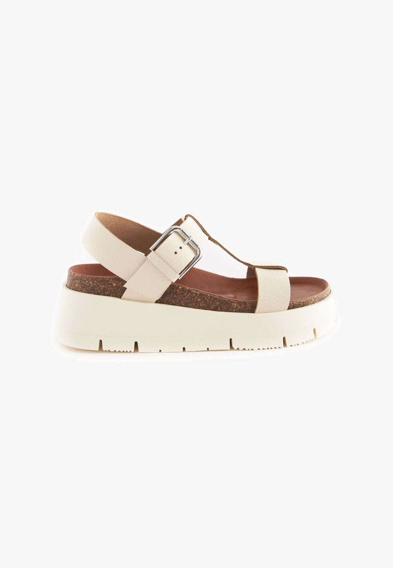 Next FOREVER COMFORT  - Platform sandals - bone white