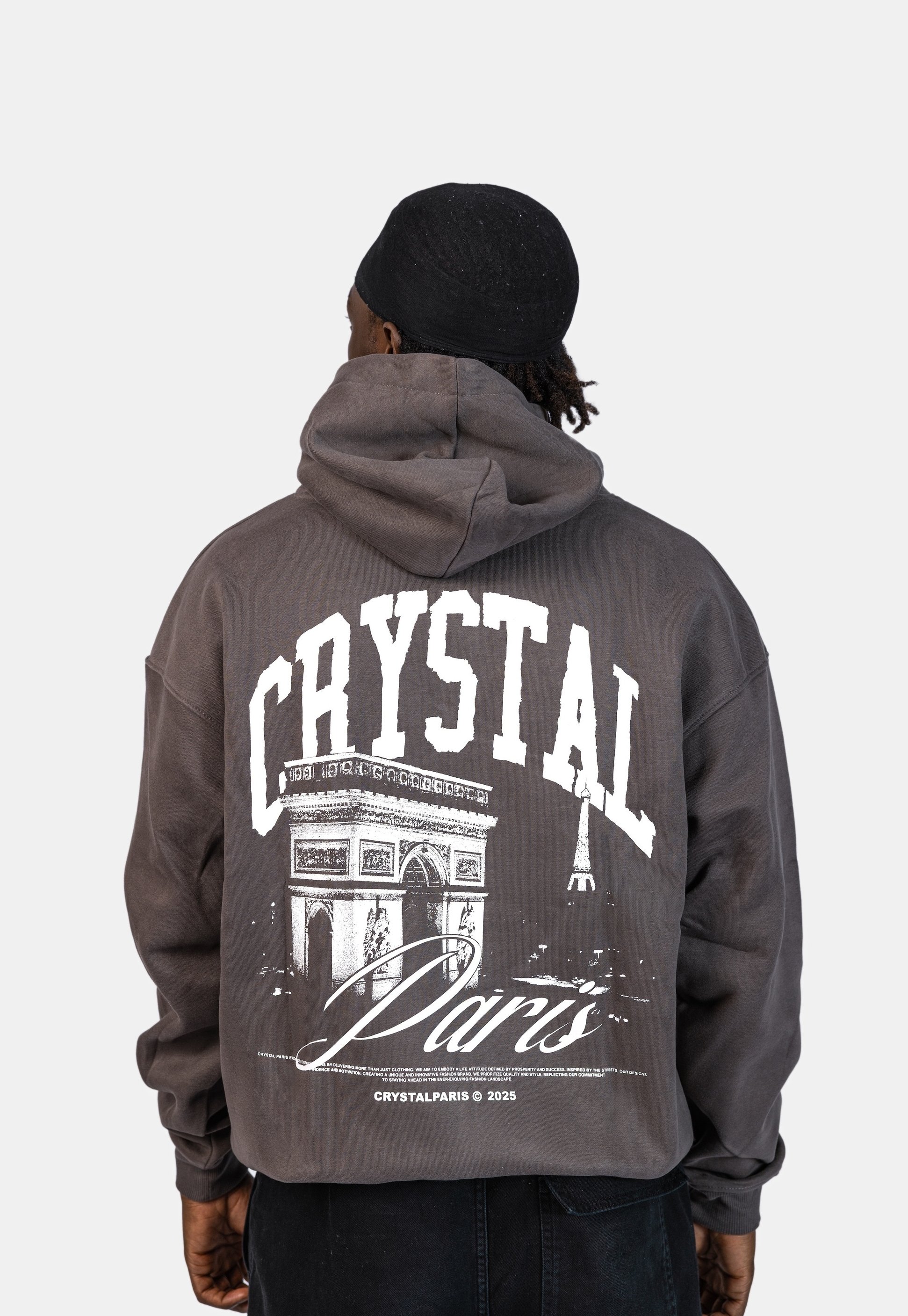 CRYSTAL PARIS ARC - Hoodie - grey - Zalando