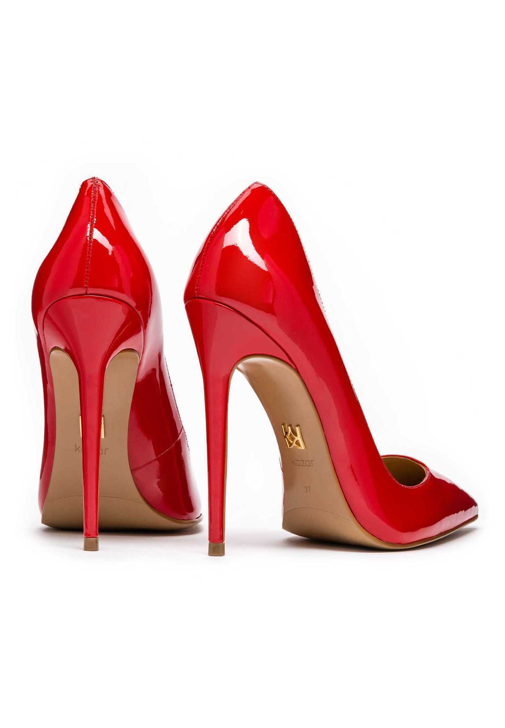 round toe high heel pumps