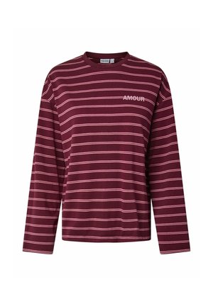 Pieces, LONG SLEEVED TOP PCSADIE PRINTED - Top s dlhým rukávom - wild rose