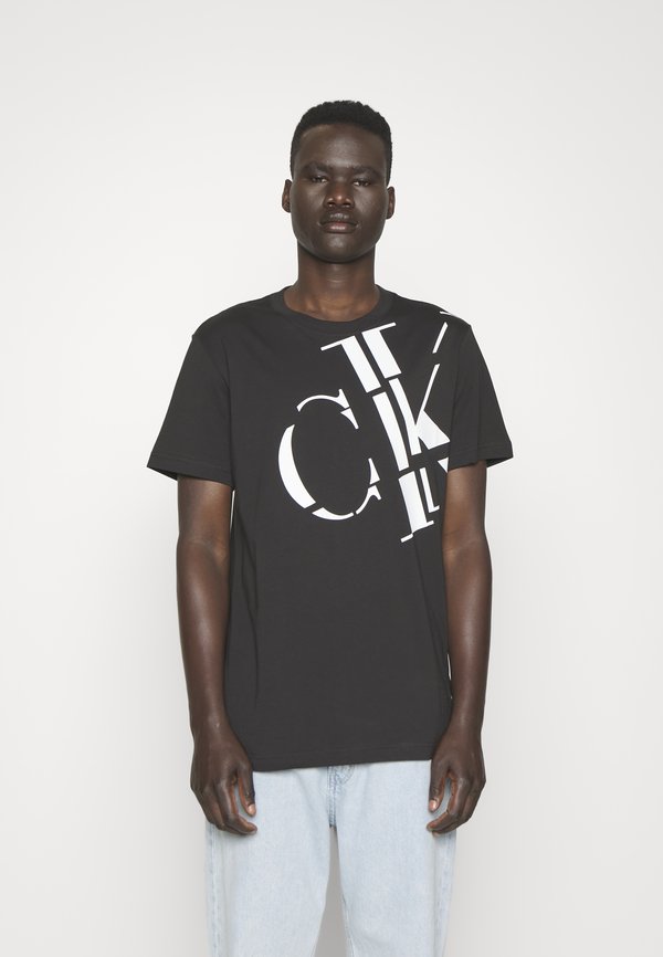 REGULAR FIT SCATTERED LOGO - Print T-shirt