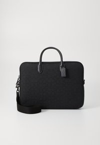 THEO WORK BAG IN SIGNATURE JACQUARD - Pasta - black