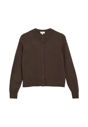 s.Oliver, STRICKJACKE - Gilet - dunkelbraun