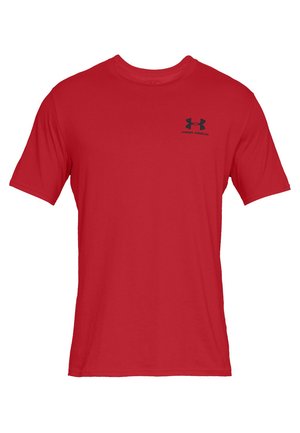 Under Armour LEFT CHEST LOGO - Print T-shirt - red