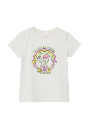 T-shirt print - ecru