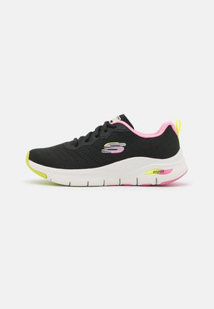 Skechers ARCH FIT - Zapatillas - black/multi-coloured