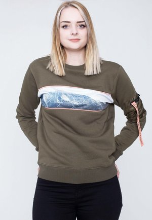 Sweatshirt - khaki
