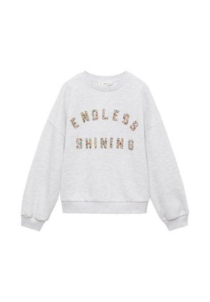 Mikina - mottled light grey