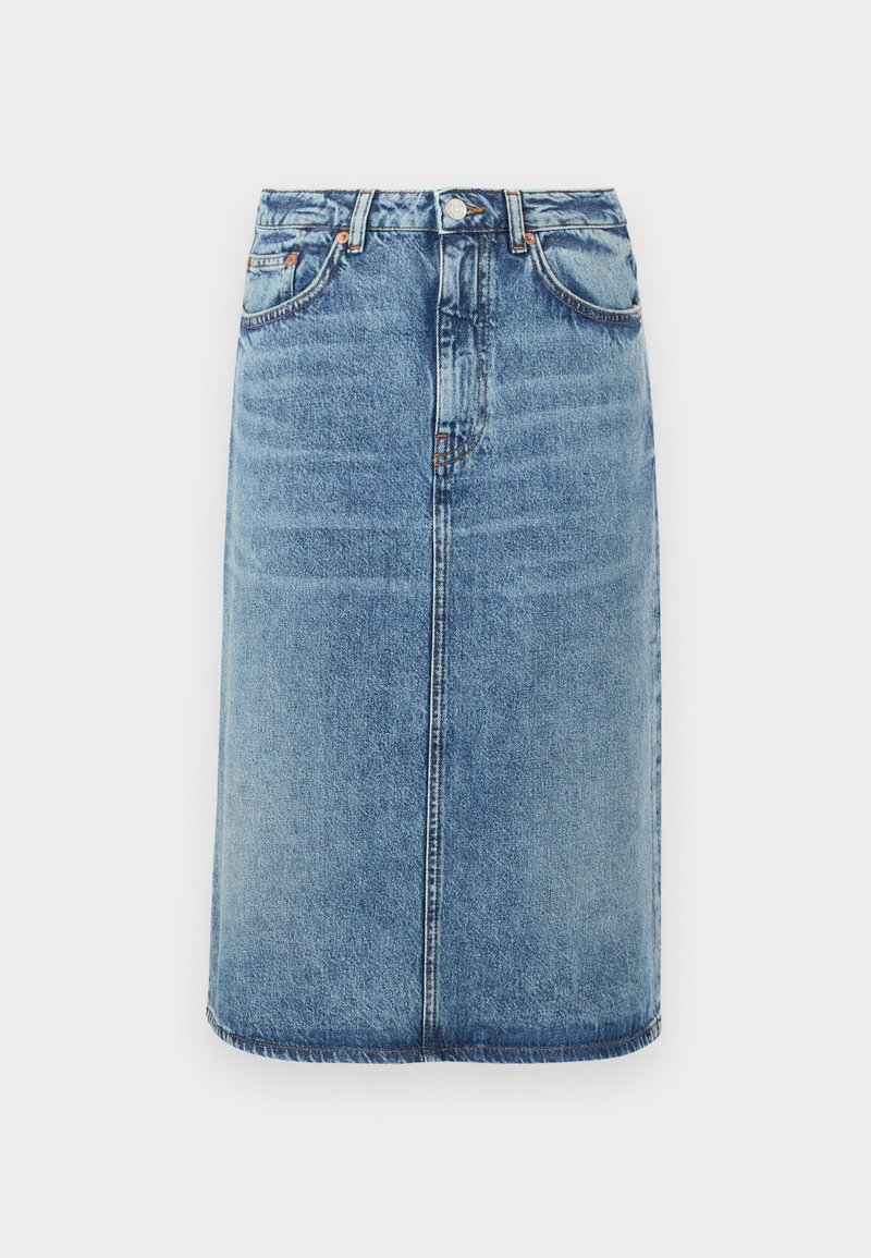 Samsøe Samsøe Jeansrok blauw denim/bluedenim