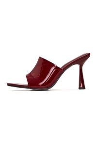 OPEN TOE FLARED - Mules à talons - bordeaux