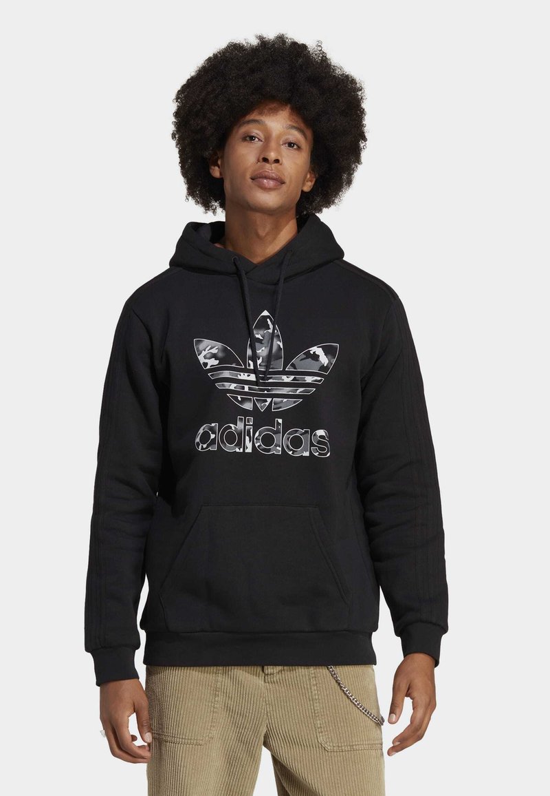 adidas Originals GRAPHICS CAMO INFILL - Hoodie - black - Zalando.ie