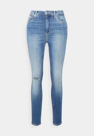 Jeans Skinny Fit - destroyed denim