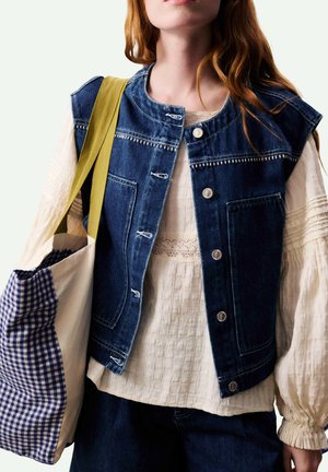 FRNCH VICTORY - Bodywarmer - bleu jean