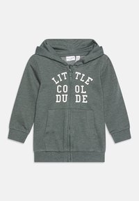 Name it NMMVIDAR CARD - Sudadera con cremallera - balsam green