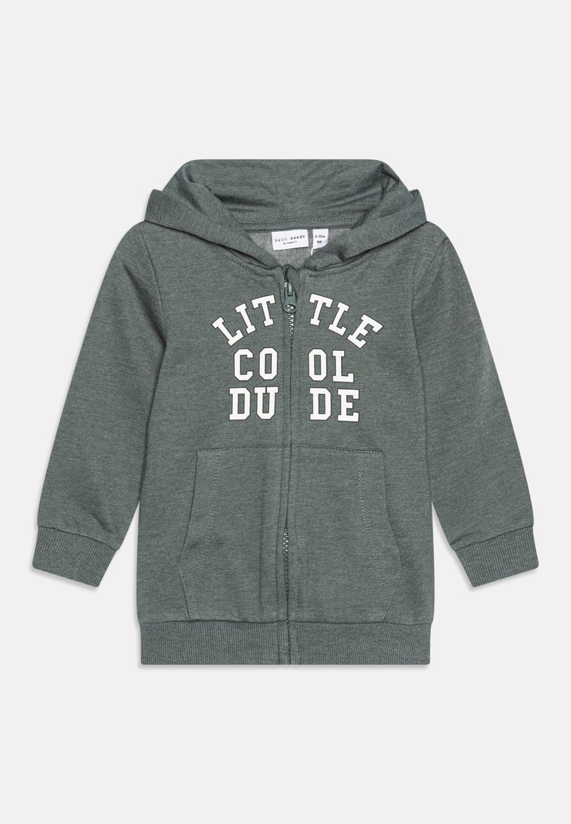 Name it NMMVIDAR CARD - Tröja med dragkedja - balsam green