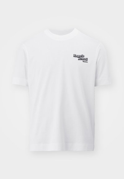 Emporio Armani Marškinėliai su spaudiniu - off white