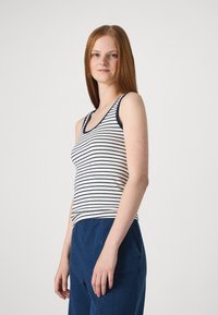 GAP TANK - Viršus - white/navy