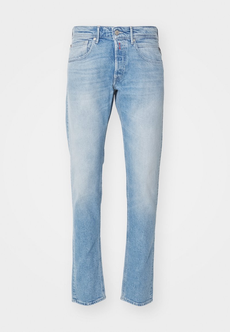 Replay Jeans Tapered Fit lichtblauw denim Replay Jeans Tapered Fit lichtblauw denim