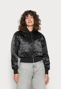 Calvin Klein Jeans REVERSIBLE - Blusão aviador - black