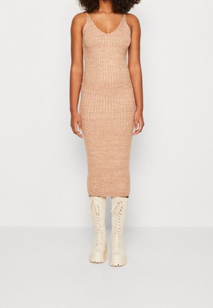 Robe fourreau - light brown