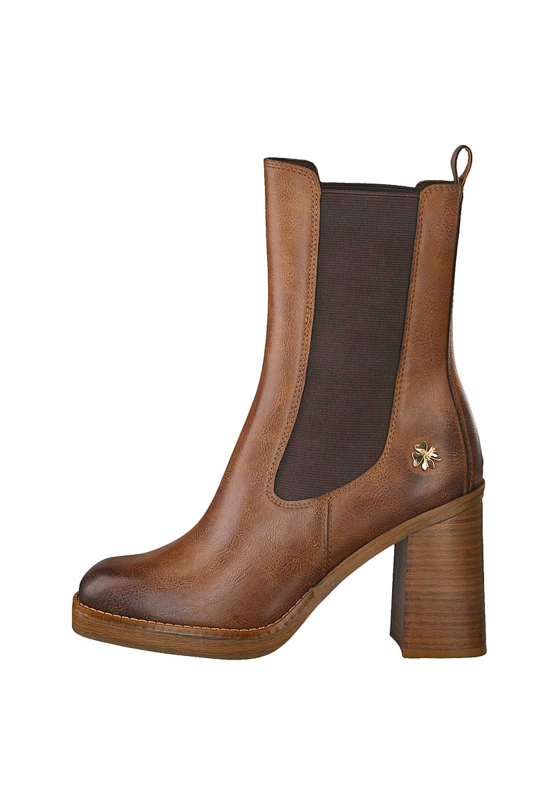 Marco Tozzi BY GUIDO MARIA KRETSCHMER CHELSEA - Bottines à talons hauts - chestnut