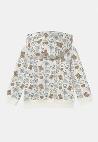 MOSCHINO Sudadera con cremallera - off-white