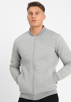Bomber Jacket - mottled grey