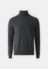 SLHBERG ROLL NECK NOOS - Pullover - antracit melange